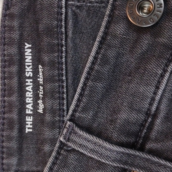 Ag Adriano Goldschmied The Farrah Light Black Five Pocket High Rise Skinny Jean - Picture 4 of 15